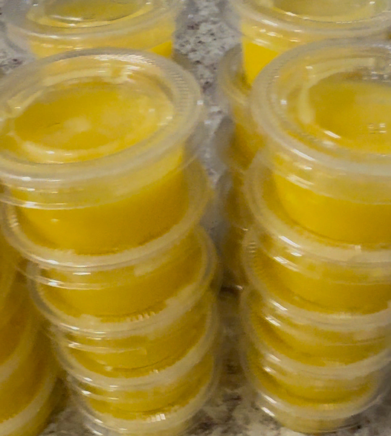 Lemon, Pineapple & Ginger Shots (2 oz).